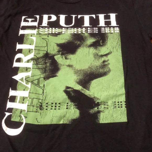 American Apparel Other - Charlie Puth Concert Tee Shirt